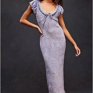 Free People Multicolor Knit Dress